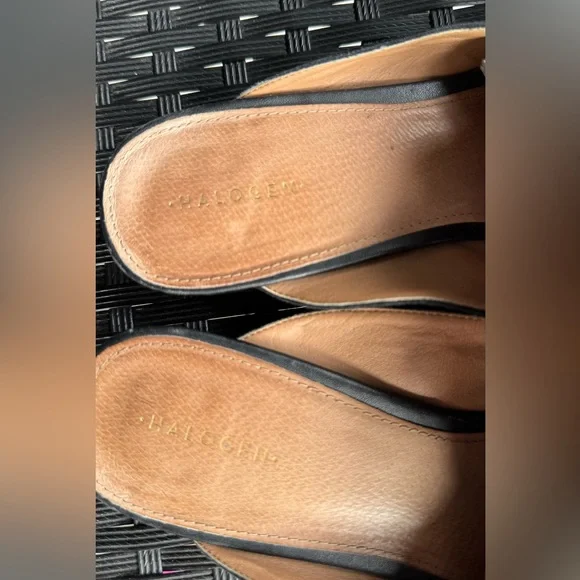 HalogenLeopard Mules SHOES CALF HAIR LEOPARD SLIP ONS BOHO Sz 8 - Picture 5 of 7